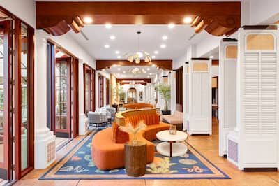 Hotel Lobby Seating Area