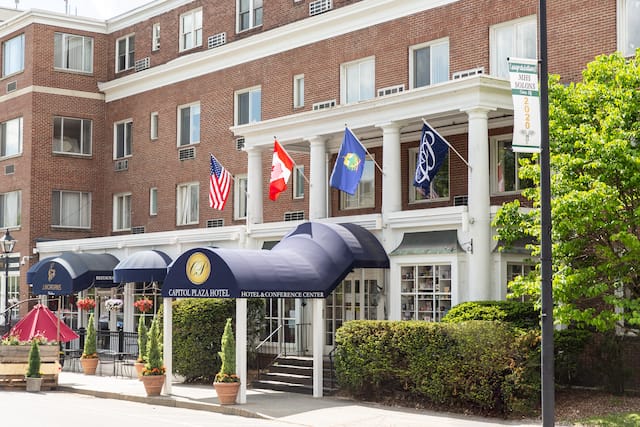 Hotel front exterior