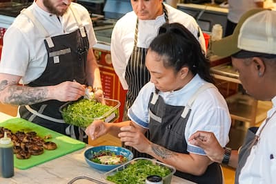 Chef Ria Montes in the Kitchen
