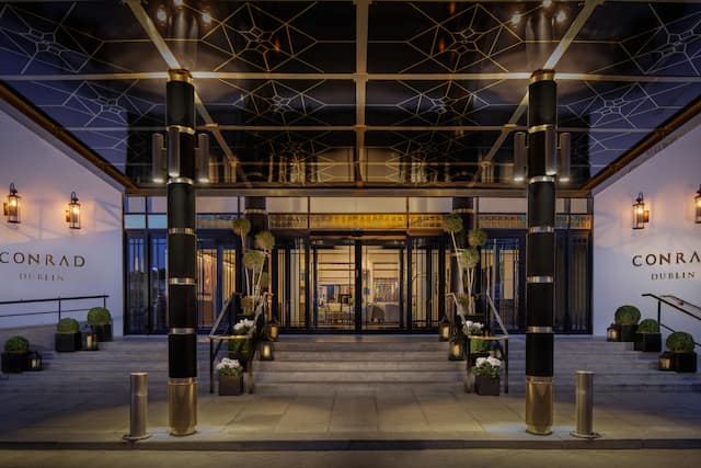Conrad Dublin Hotel Entrance