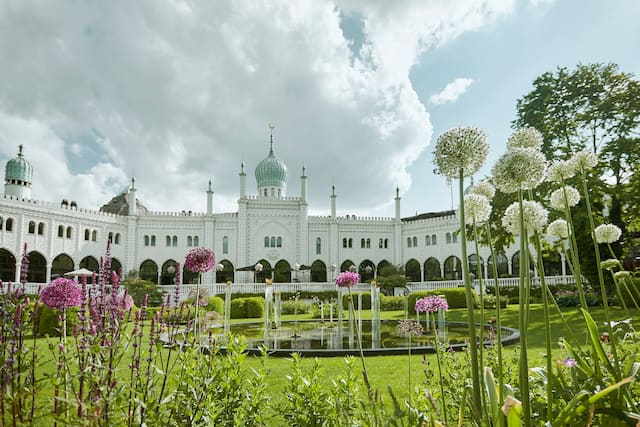 Hotel exterior and garden