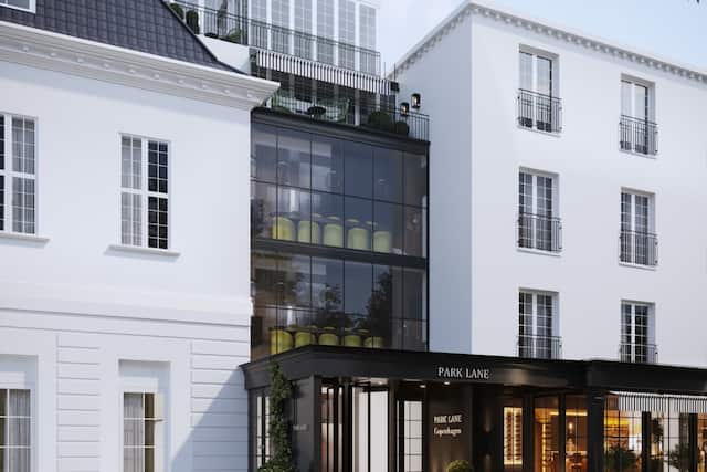 Hotel exterior with entrance