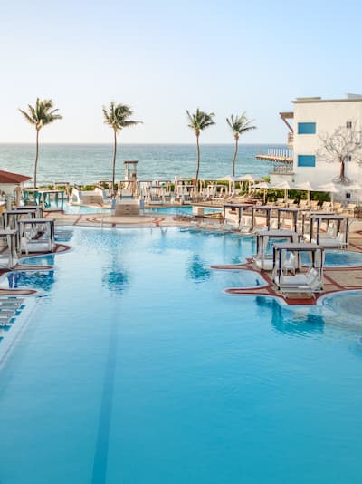 Hotel Exterior With Pool