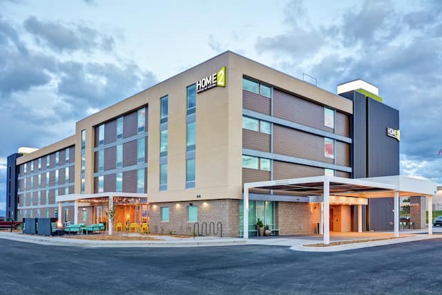 Hotel Exterior At Dusk