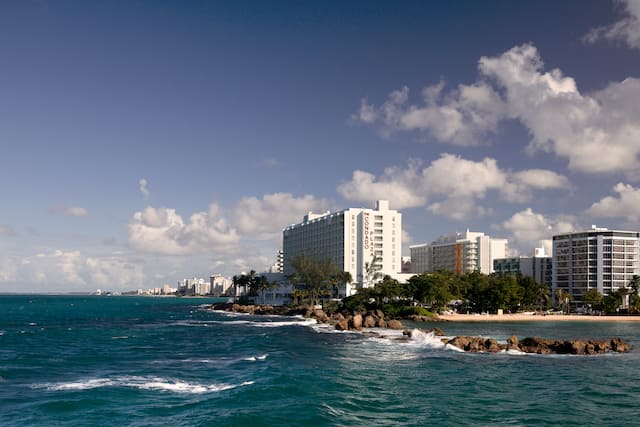 Hotel exterior With Sea And Beach