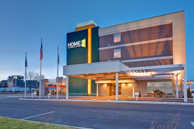 Hotel Exterior at Dusk