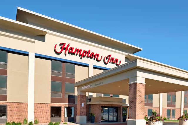 Hotel Building Exterior at Noon