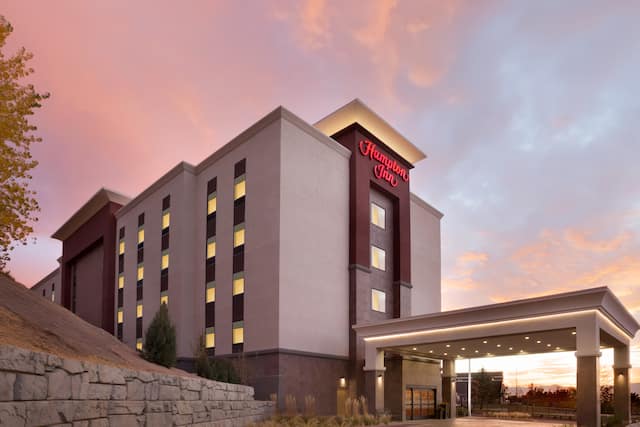 Hotel Exterior at Dusk