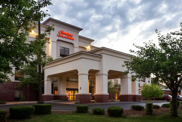 Hotel Exterior With Trees