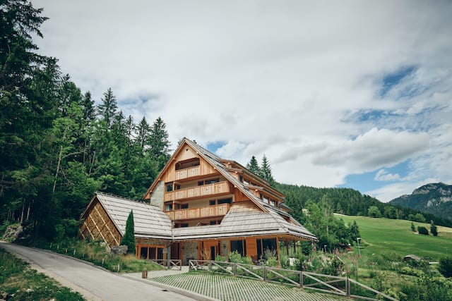 Hotel exterior with entrance