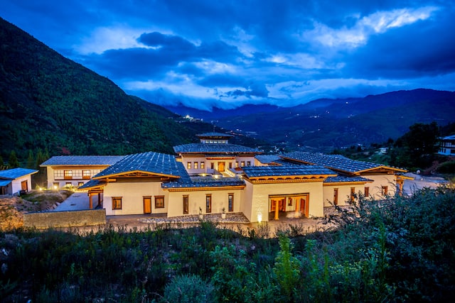Hotel Exterior in the Evening
