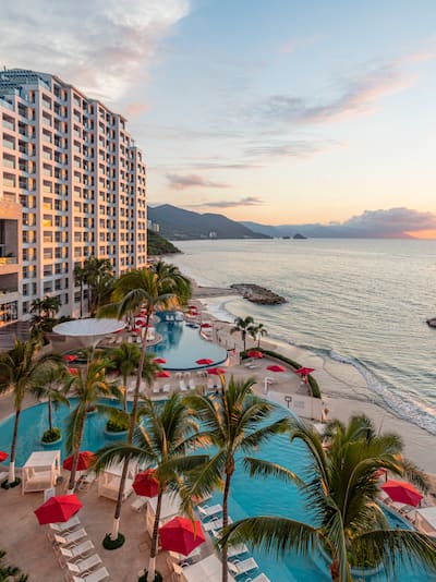 Hotel Exterior With Outdoor Pool