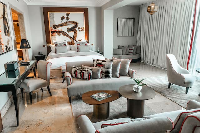 Miyabi Suite Bedroom and Living Area