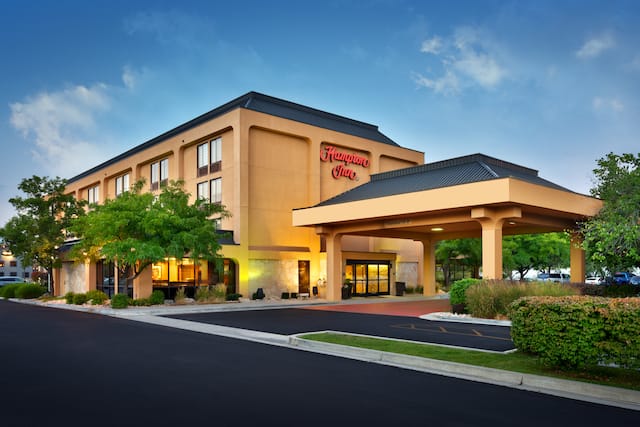 Hotel exterior viewed from street