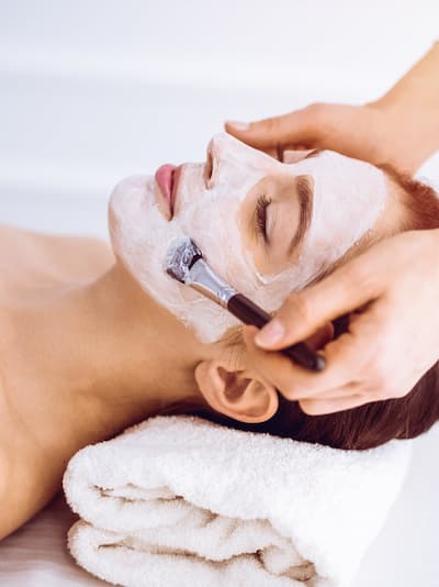 Woman having a spa treatment