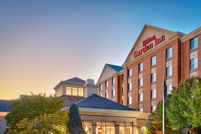 Exterior of Hotel at Twilight