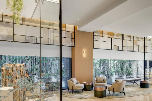 Lobby with Armchairs