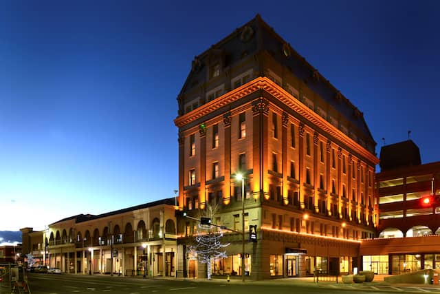 Evening Hotel Exterior